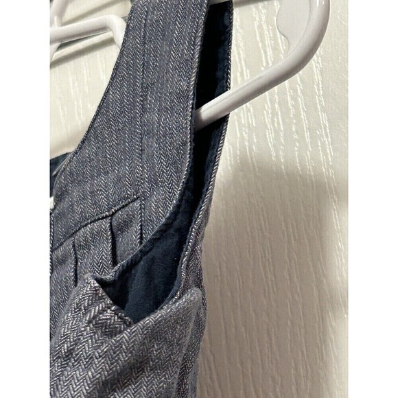 Matilda Jane Chambray Dress Girls You & Me Blue Lined Jumper Toddler Size 2 - Picture 8 of 14